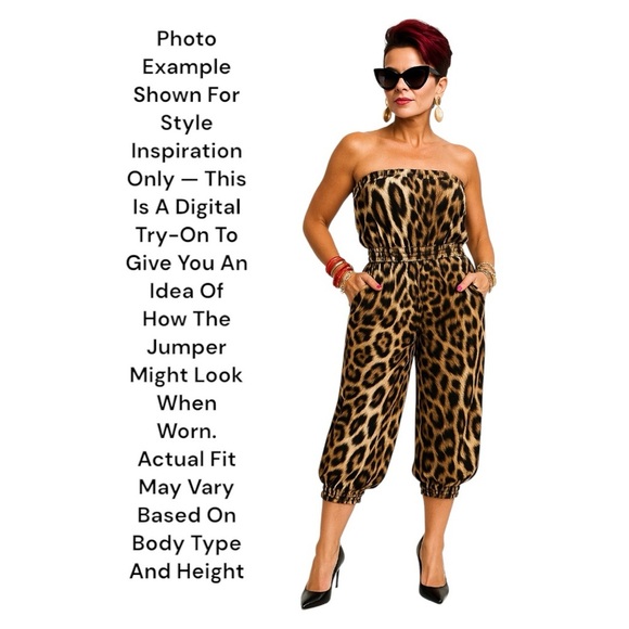 Vintage Drama Gold Strapless Leopard Jumper Romper USA Made Y2K  Bimbo Mob Wife - Picture 1 of 15